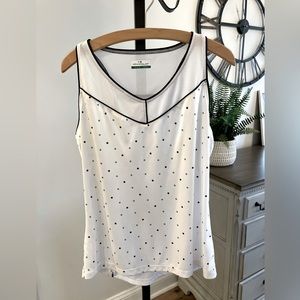 Grand Slam Tennis Ball Tank Top | Athletic | White